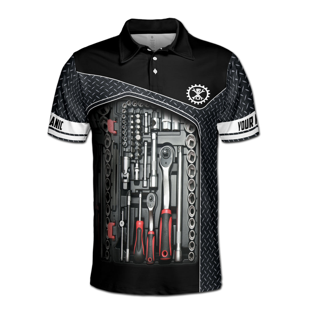 Repair Fixing Tool Metal Men's Polo Shirt S-5XL