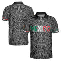 Personalized Name Tribal Pattern Mexico Men's Polo Shirt S-5XL
