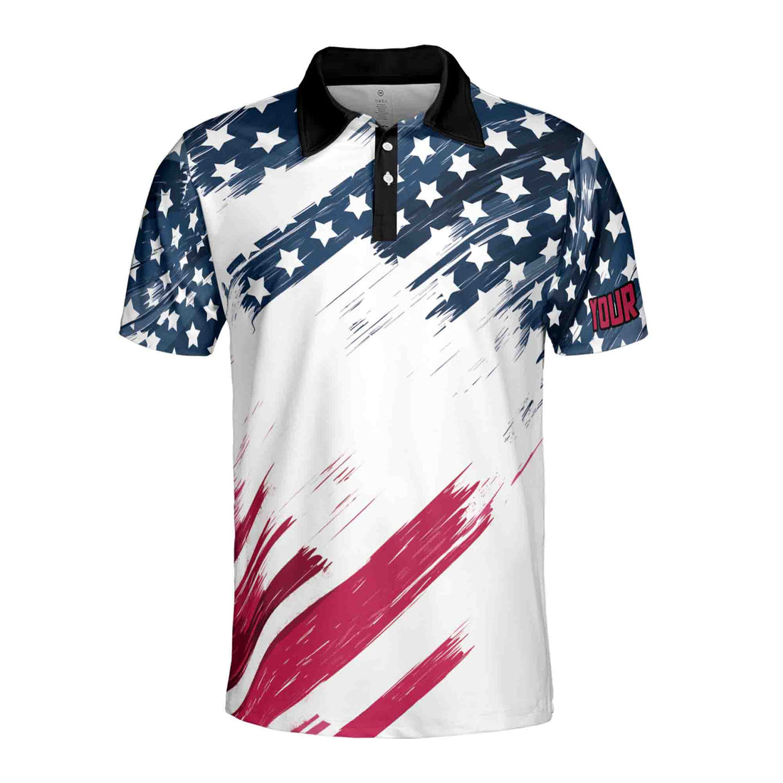 Funny Bright Abstract Pattern Golf 3D Men's Polo Shirt Size S-5XL