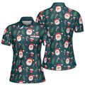 Christmas American Flag Billiard Custom Patriotic Women's Polo Shirt S-5XL