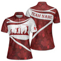 Custom Name Team Name Canada Flag Patriot Maple Leaves Golf Women 3D Polo Shirt Size S-5XL
