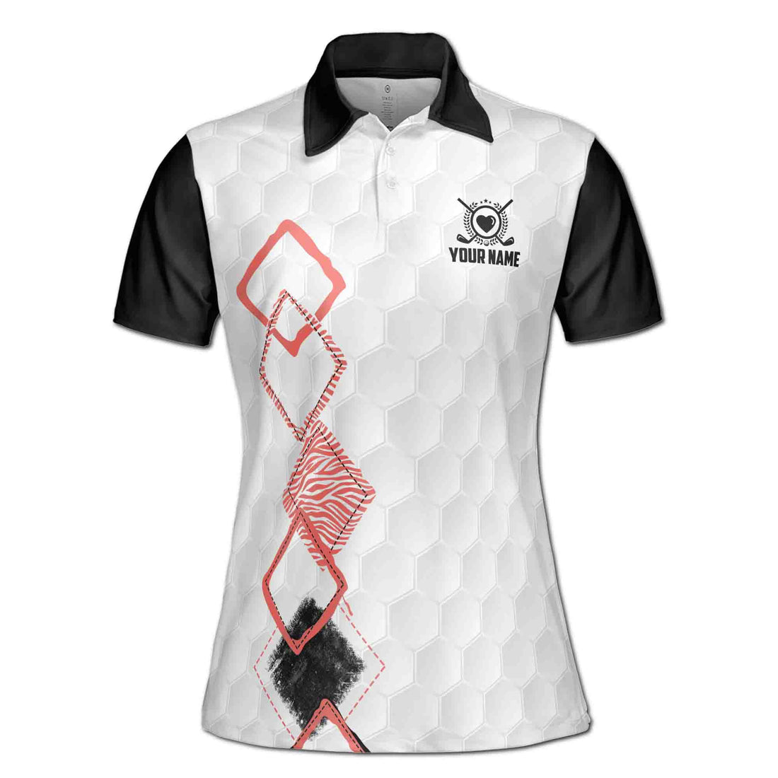 Custom Name I'm Not Swearing Flamingo Golf Women Polo Shirt S-5XL