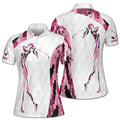 Custom Name Colorful Camouflage Tropical Pattern Golf Women's Polo Shirt S-5XL