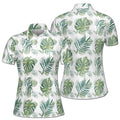 Custom Name Palm Tree Lover Golf Women's Polo Shirt S-5XL