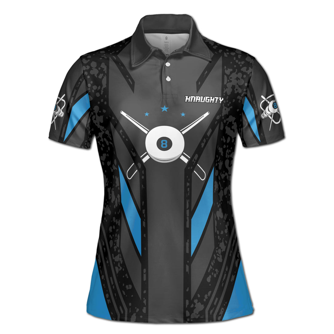 Customize Name Team Name Billiard 8 Balls Pool Women's Polo Shirt S-5XL
