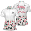 Custom Name Lovely Argyle Golf Pattern Golfer Women's Polo Shirt S-5XL