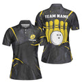 Custom Name Custom Choose Your Game Bowling, Pickleball, Darts Women's Polo Shirt S-5XL
