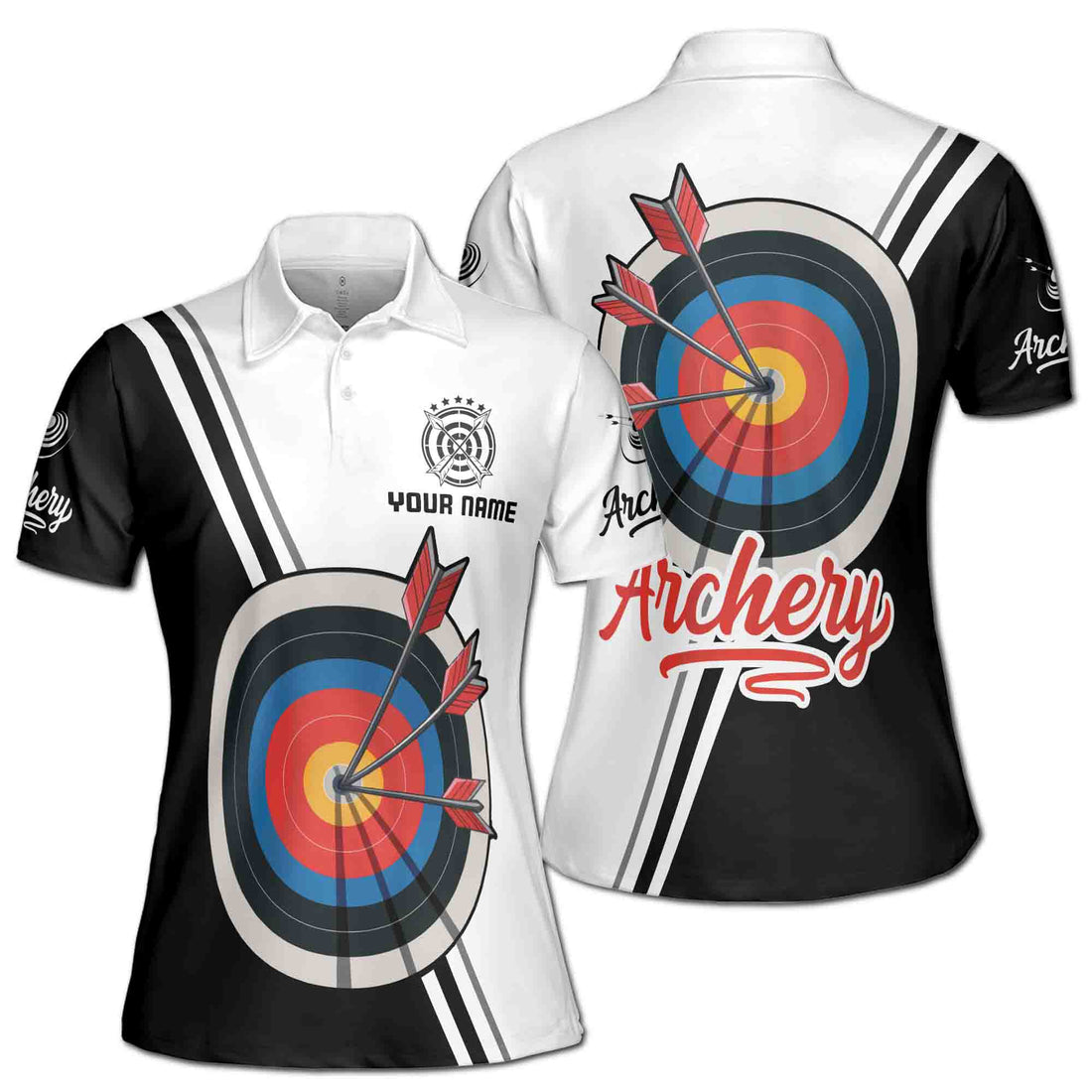 Custom Name Archery Women's Polo S-5XL