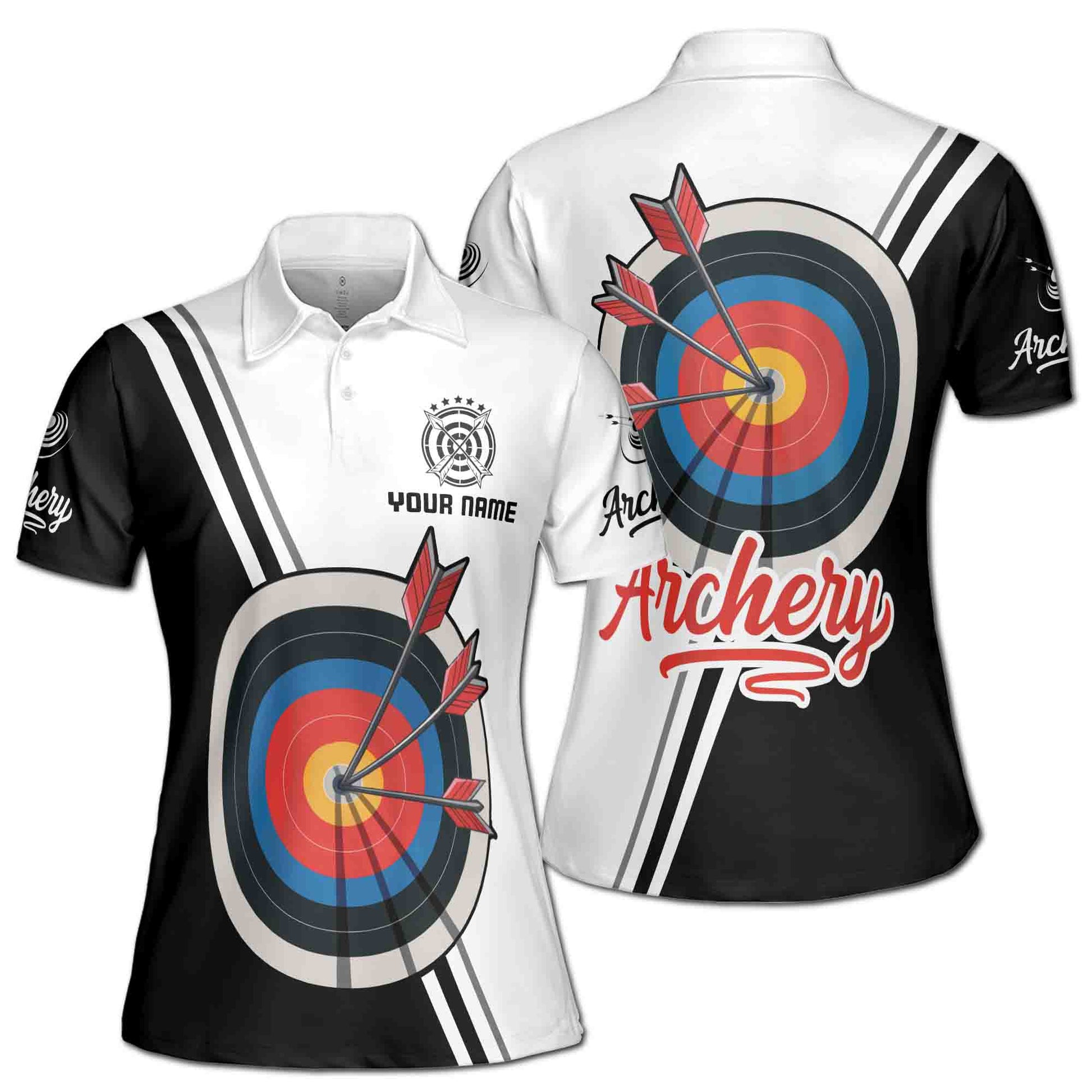 Custom Name Archery Women's Polo S-5XL