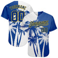 Custom Hawaii Coconut Trees Baseball Jersey S-5XL