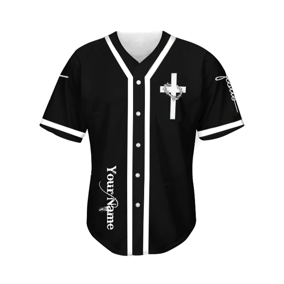 Custom Jesus Baseball Jersey Just Have Faith Gift Baseball Jersey S-5XL