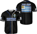 Custom Uruguay Flag Baseball Jersey Soccer Shirt Baseball Jersey S-5XL