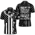 For Pool Players All Over Print Billiard Pool Lover Men's Polo Shirt S-5XL