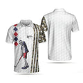 Be Skull And Goal Camouflage Camo Golf Shirt Men's Polo Shirt S-5XL