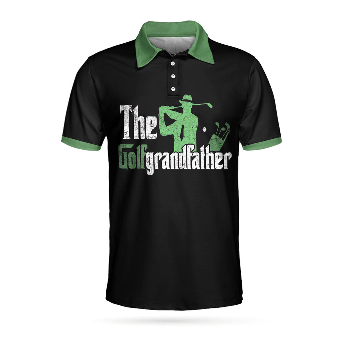 Best Grandpa Short Sleeve Polo Shirt Grandfather Theme Men's Polo Shirt S-5XL