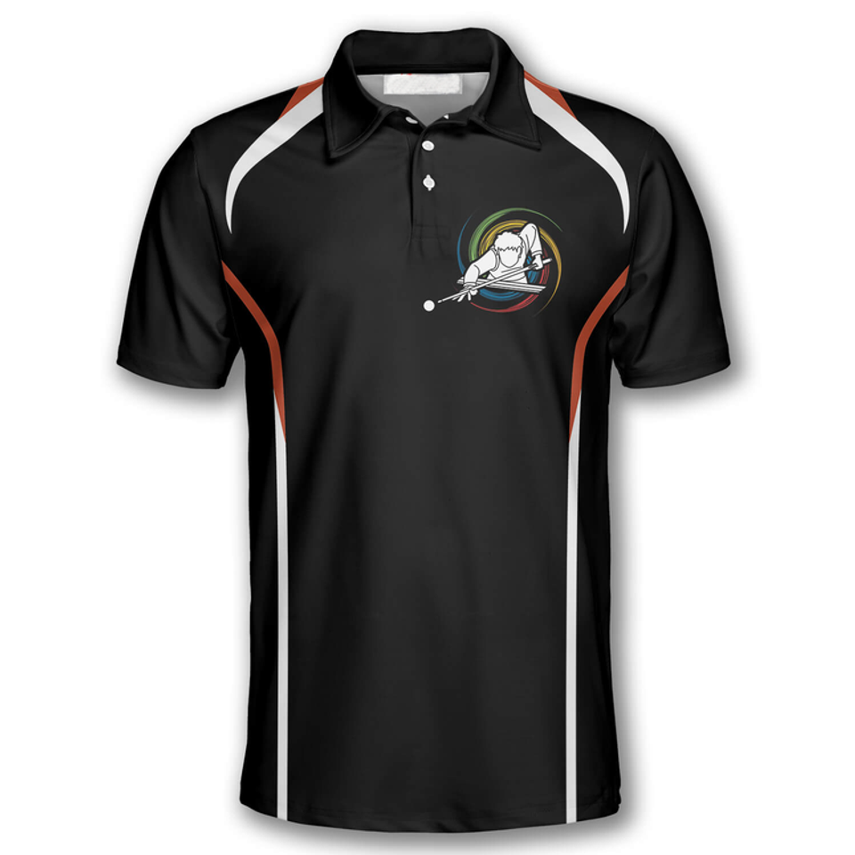 Billiards I Play Pool So I Don't Choke People Background Men's Polo Shirt S-5XL