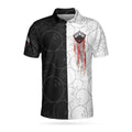 Bowling Black and White Pattern Shirt Men's Polo Shirt S-5XL