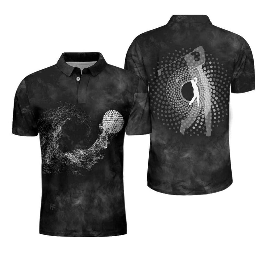 Best Golf Shirt Geometric Circle Dot Classic Golf Ball Men's Polo Shirt S-5XL