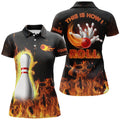 Custom Bowling For Black Flame This Is How I Roll Women's Polo Shirts S-5XL