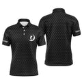 Custom Name Funny Golf Clubs Pattern Gift for Golf Lover Men's Polo Shirt S-5XL