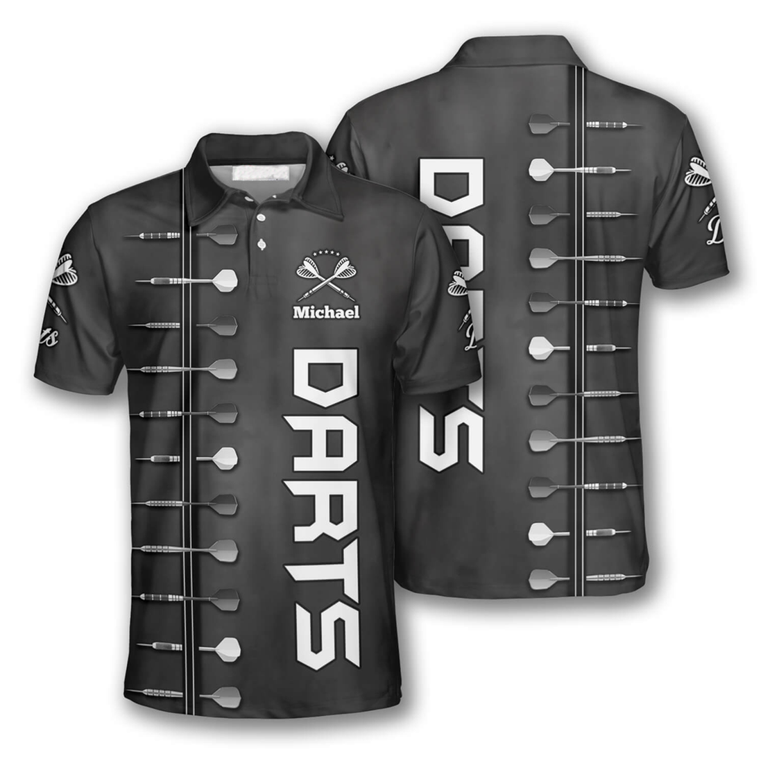 Custom Darts Shirt for Men Best Choice for Dart Players Men's Polo Shirt S-5XL