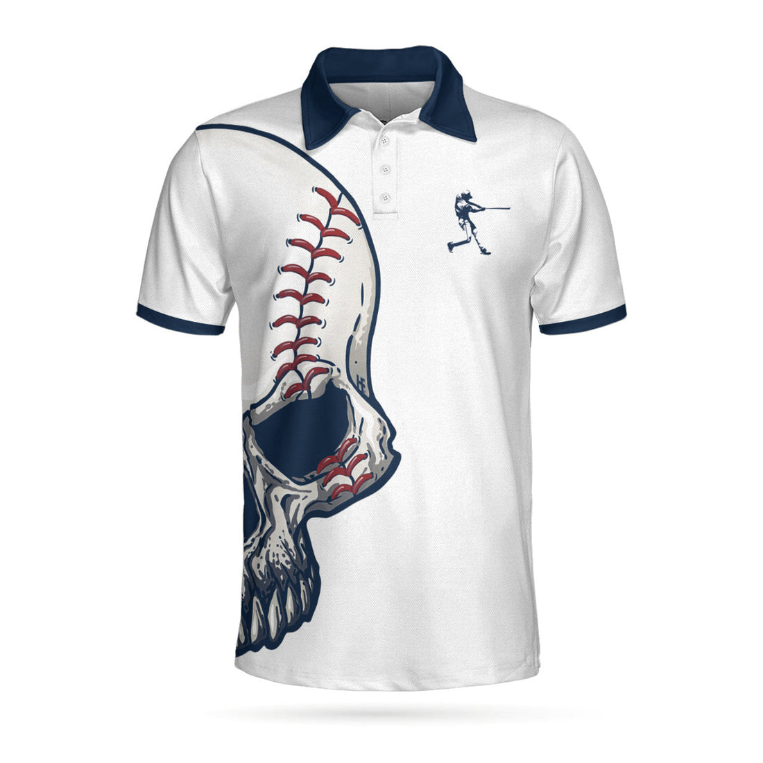 Skull Eat Sleep Baseball Short Sleeve Best for MenMen's Polo Shirt