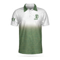 Born To Golf Forced To Work White Green Men's Polo Shirt S-5XL