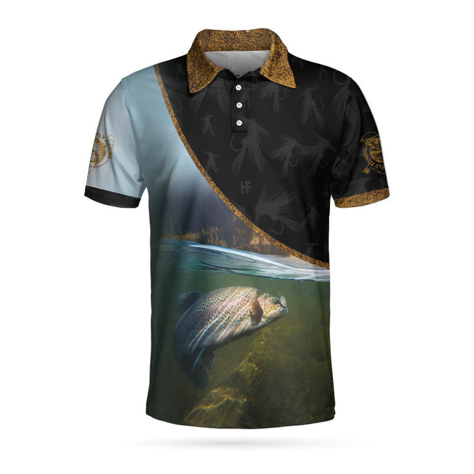 Fly Fishing Is The Most You Have Best Gift For Fishing Lovers Men's Polo Shirt