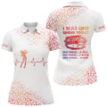 Custom Funny Golf Was One Under Today Watercolor Leopard Women Polo Shirt S-5XL