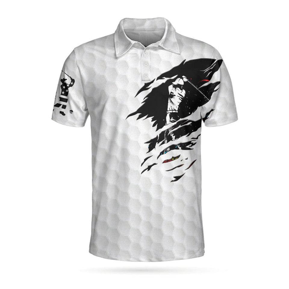Get Golf Or Get Out American Golfer Men's Polo Shirt S-5XL