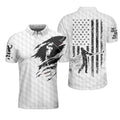 Get Golf Or Get Out American Golfer Men's Polo Shirt S-5XL