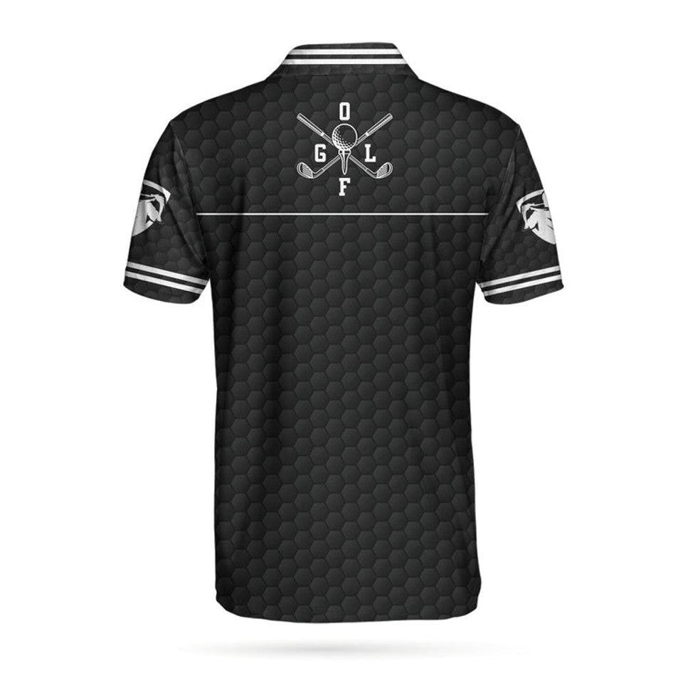 Life Is Full Of Important Choices Golf Polo Black Pattern Men's Polo Shirt S-5XL