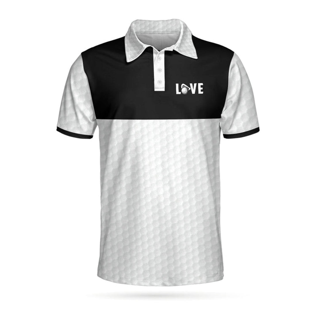 Golf Is My Therapy Black White Golf Love Shirt Golf Shirt Men's Polo Shirt S-5XL