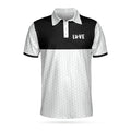 Golf Is My Therapy Black White Golf Love Shirt Golf Shirt Men's Polo Shirt S-5XL