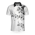 Golf Pattern Black White Best Men's Polo Shirt S-5XL