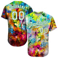 Custom Scratch Graffiti Baseball Jersey S-5XL