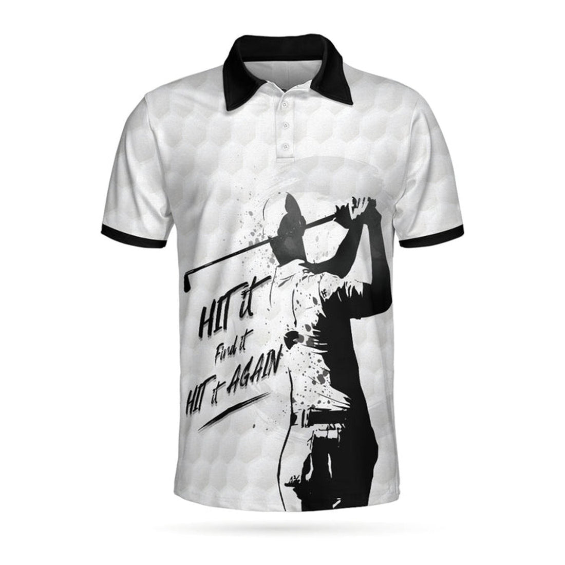 Hit It Find It Golf Polo Cool Gift For Men Men's Polo Shirt S-5XL