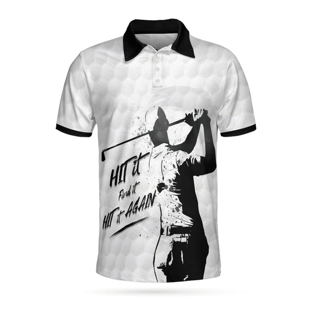 Hit It Find It Golf Polo Cool Gift For Men Men's Polo Shirt S-5XL