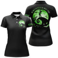 Custom Funny Halloween Golf My Broom Broke So Now I Golf Women's Polo Shirts S-5XL