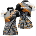 Custom Camo Disc Golf Basket Team Disc Golf Outfits Women's Polo Shirts S-5XL