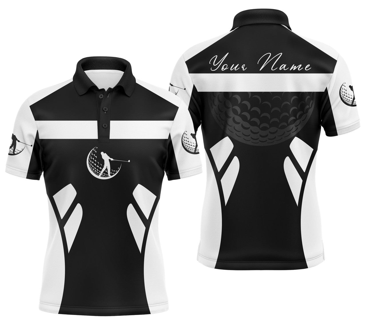 Custom Golf Shirt Personalized Gift for Golf Lovers Best Men's Polo Shirt S-5XL