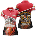 Custom My Drinking Team Has a Bowling Problem League Women's Polo Shirts S-5XL