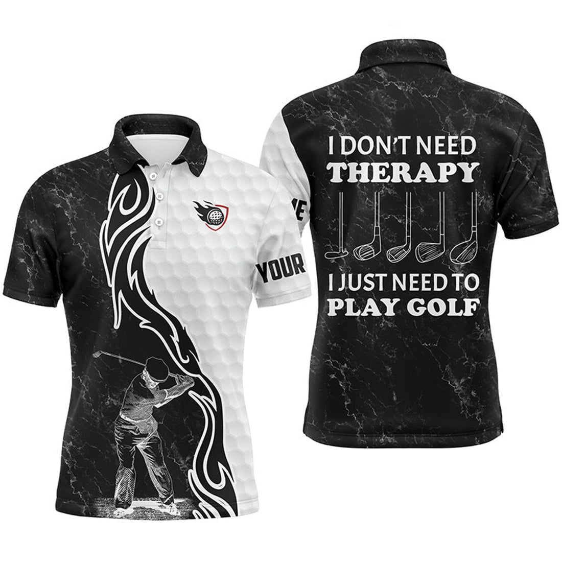 Custom Golf Shirt Funny Gift For Golf Lover Team Men's Polo Shirt S-5XL