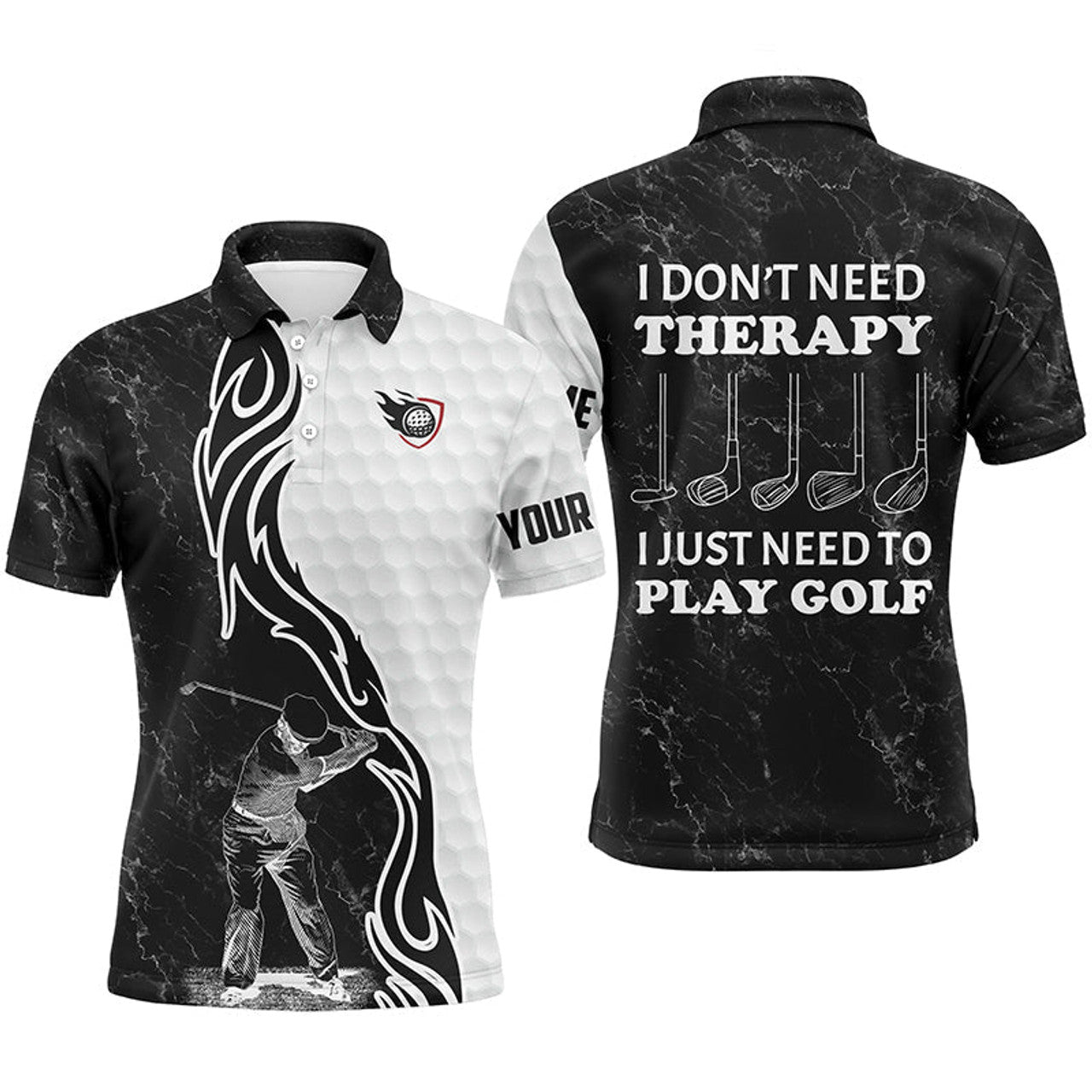 Custom Golf Shirt Funny Gift For Golf Lover Team Men's Polo Shirt S-5XL