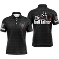 Custom Golf Ball Pattern Apparel Gift The Golf Father Men's Polo Shirt S-5XL