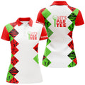 Custom Let's Par Tee Christmas Golf Shirts Golfing Gifts Women's Polo Shirts S-5XL