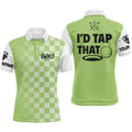 Custom Name Funny Golf Gift I'd Tap That Men's Polo Shirt S-5XL