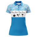 Custom Funny Plan For The Day Golf Shirt Women's Polo Shirts S-5XL