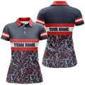 Custom Vintage Bowling Team Shirt with Name Women's Polo Shirts S-5XL