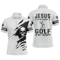 Custom Golf Polo Personalized White Skull Gift For Men Men's Polo Shirt S-5XL